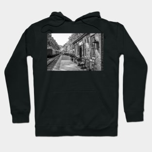 Picturesque railway station, Norfolk, UK Hoodie